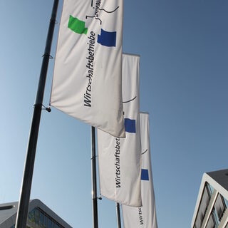 Flaggen mit Logo WBD