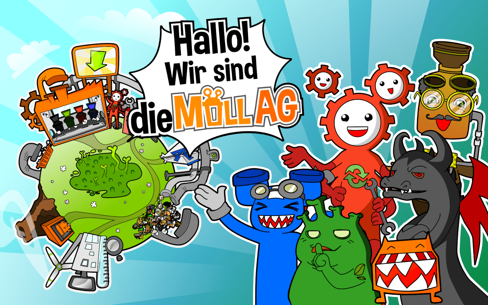 Die Spiele App „Die Müll AG“, Bunny Gnome GbR