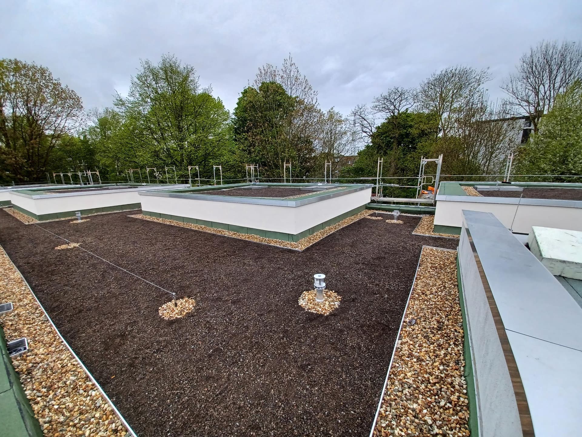 Dach der Alfred-Adler-Schule