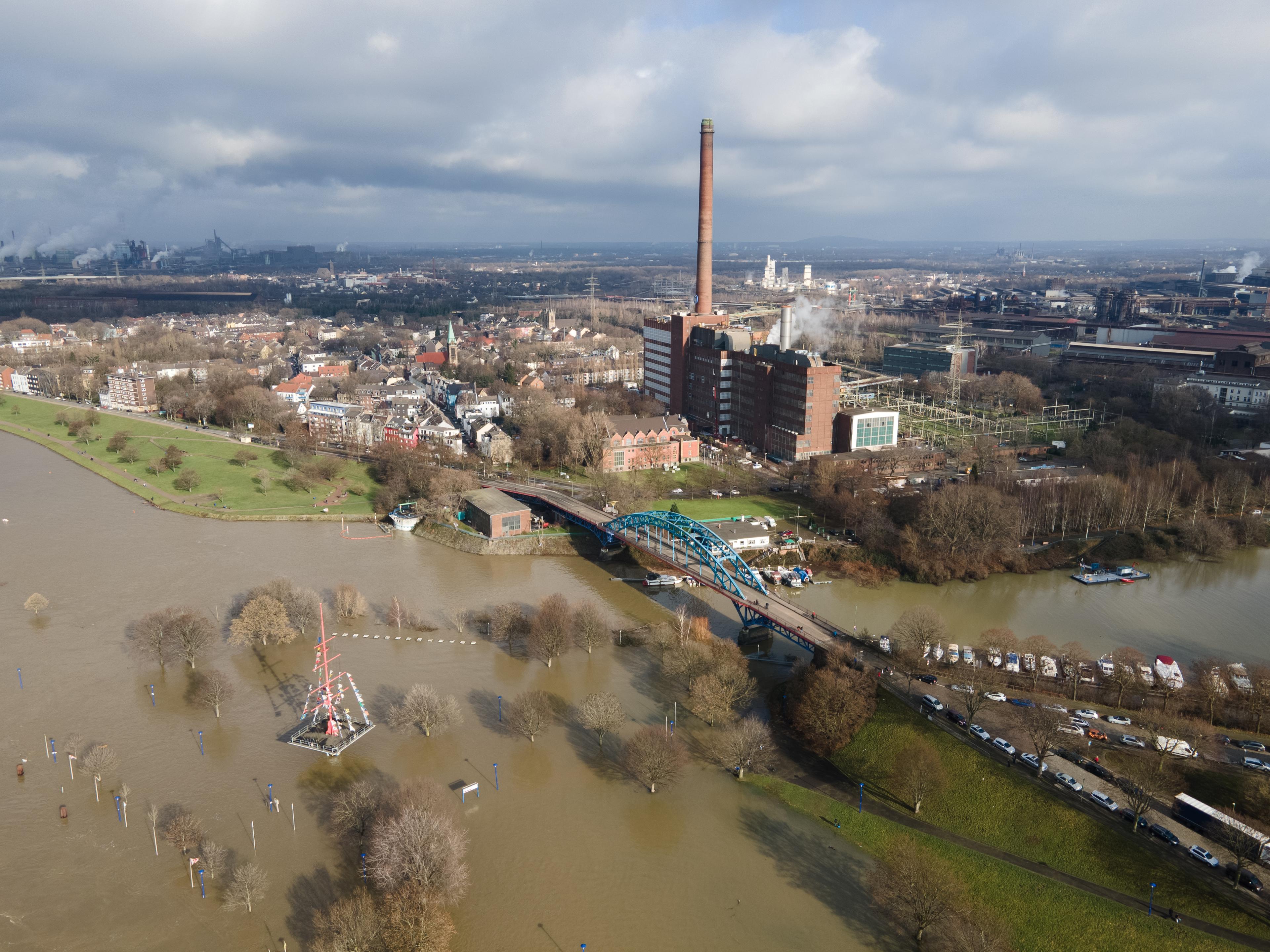 Hochwasser an der Mühlenweide