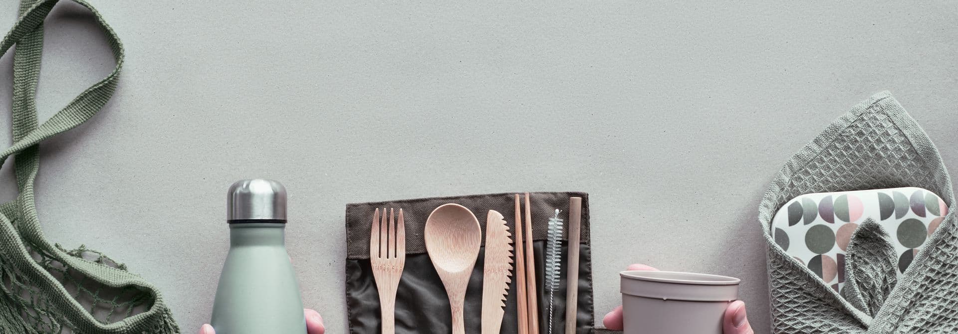 Umweltfreundliches Set