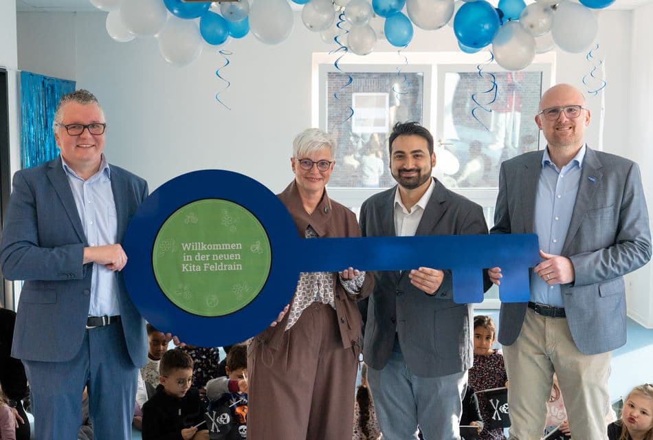 Mehr Raum zum Spielen, Lernen und Entdecken – neue Kita Feldrain in Betrieb