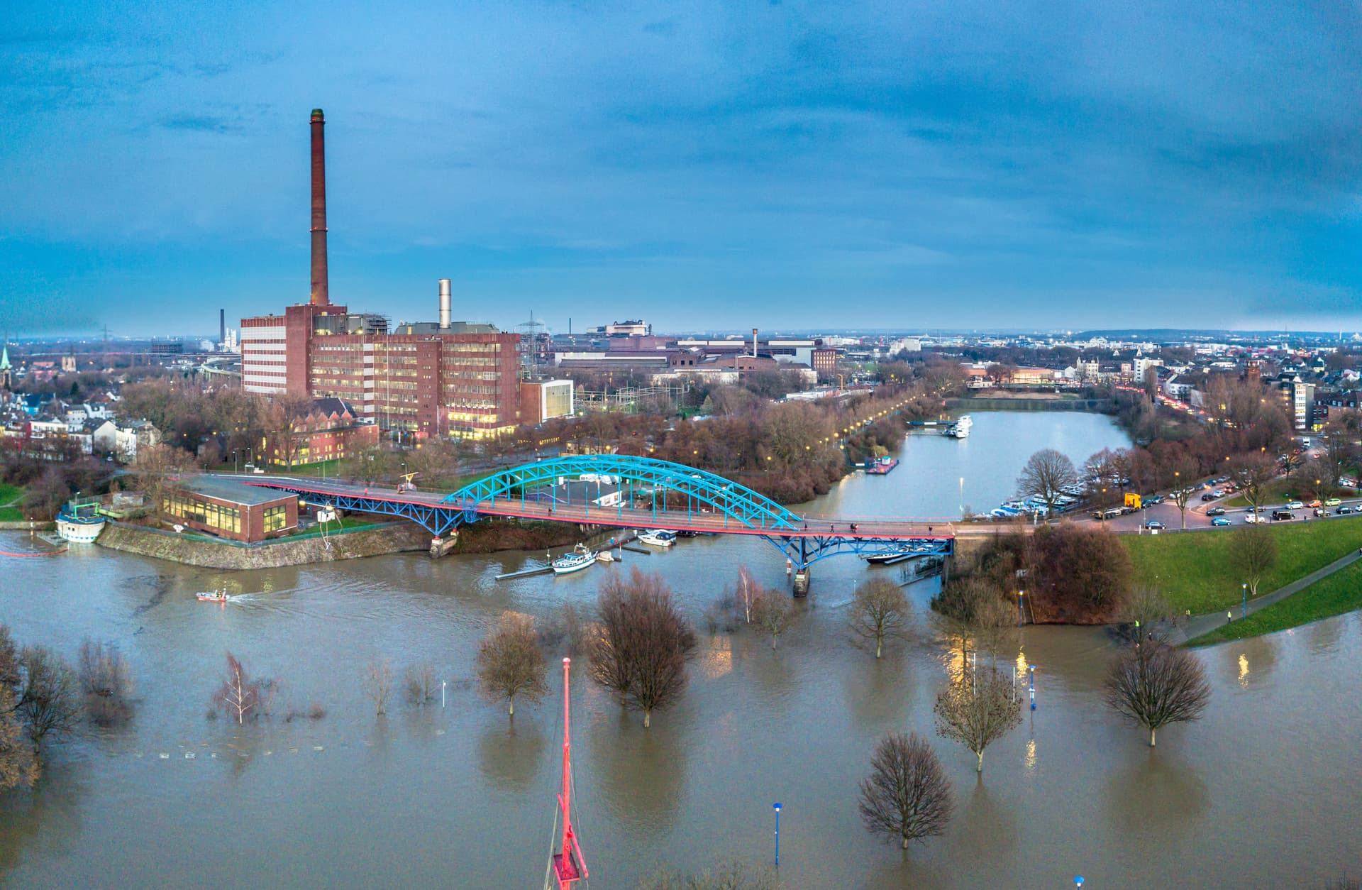 Hochwasser Duisburg