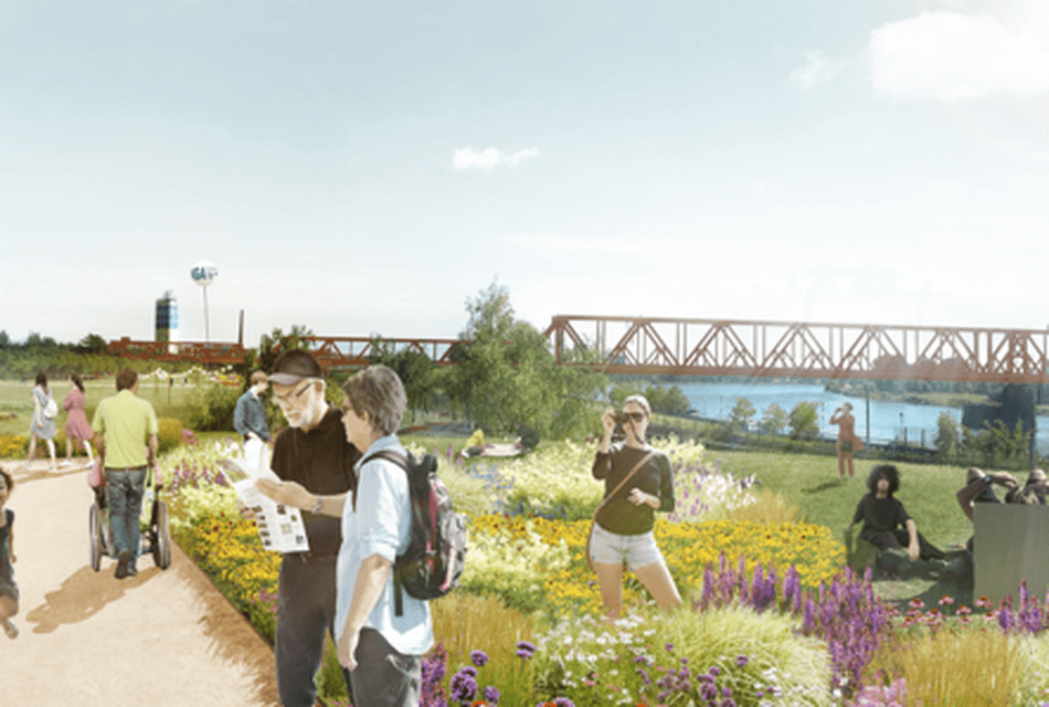 RheinPark_IGA 2027 Visualisierung des RheinParks während der IGA 2027